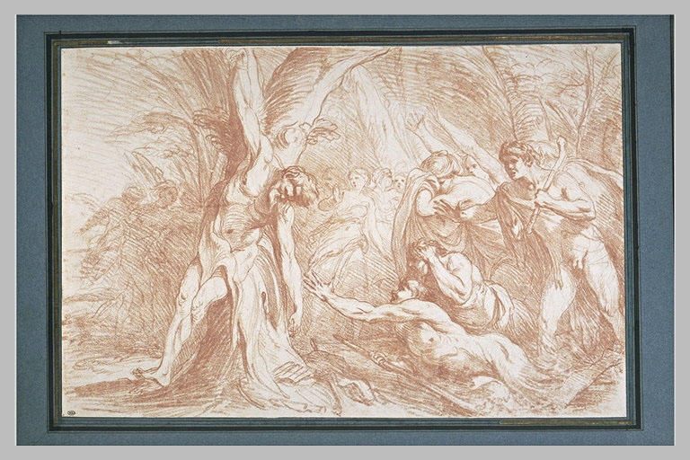 Les sylvains et les nymphes déplorant la mort de Marsyas