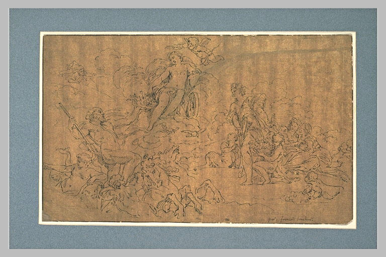 Vénus recevant les produits de la terre et de la mer