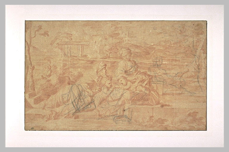 Vierge à l'Enfant, sainte Elisabeth et le petit saint Jean et saint Joseph