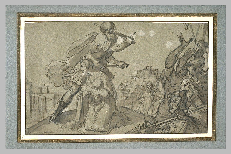 Décollation d'une sainte : sainte Catherine ?