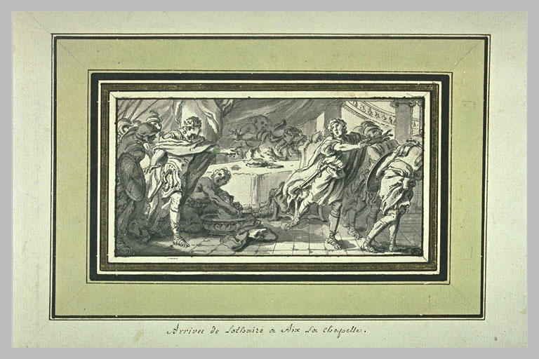 L'arrivée de Lothaire à Aix la Chapelle