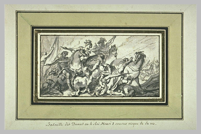Bataille des Dunes où Henri 1er faillit perdre la vie