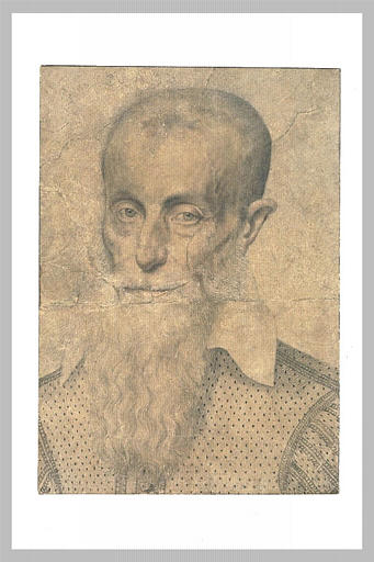 Portrait d'homme agé, vu en buste et presque de face