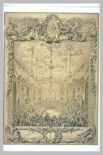 Bal donné à Versailles pour le mariage du dauphin
