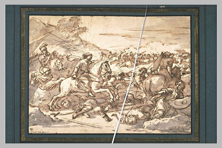 Saint terrassant les Infidèles