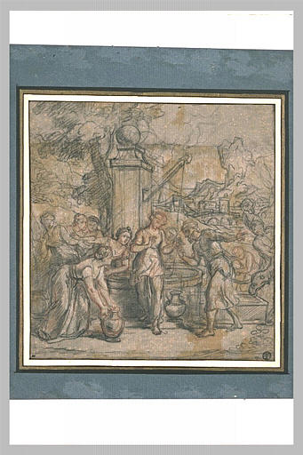 Eliézer et Rebecca à la fontaine