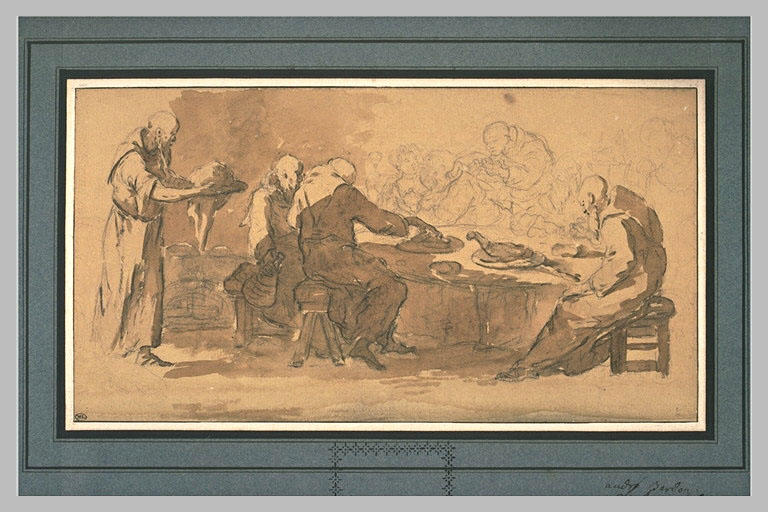 Repas galant de capucins