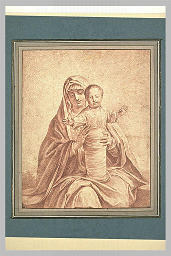 Vierge à l'Enfant emmailloté