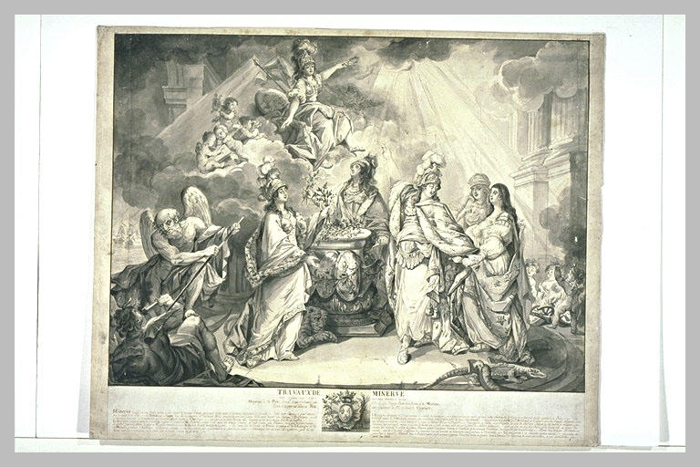 Allégorie du traité de l'Indépendance américaine