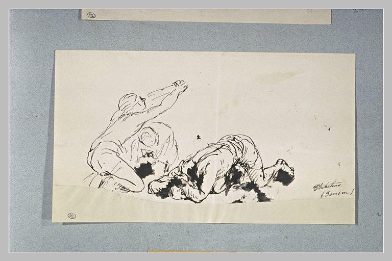 Des Philistins à terre