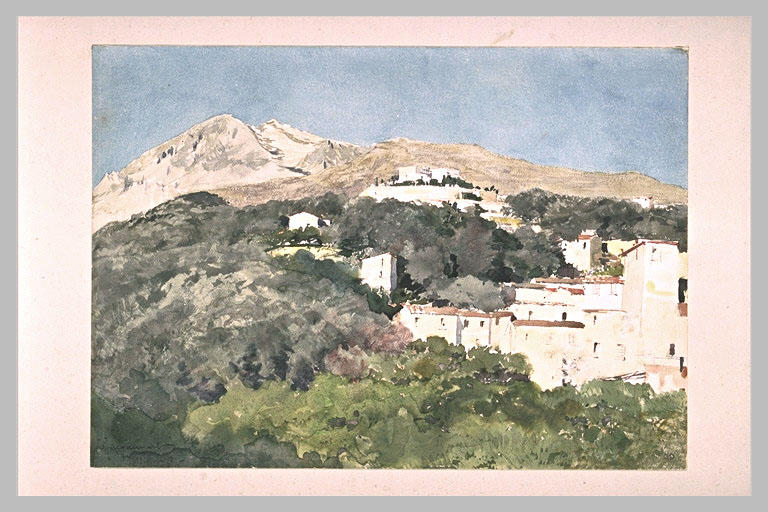 Paysage des environs de Menton