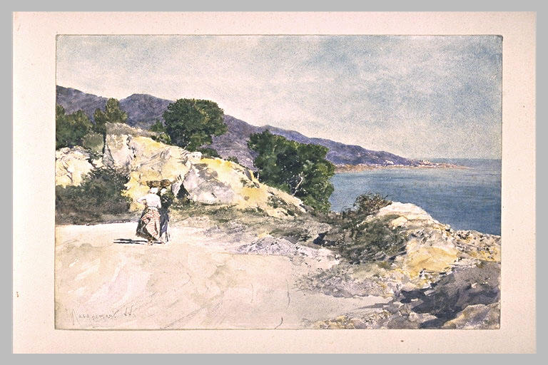 Paysage du Midi avec deux femmes