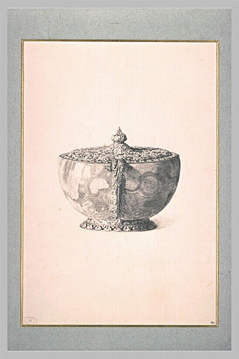 Une coupe d'onyx dans une monture d'argenterie