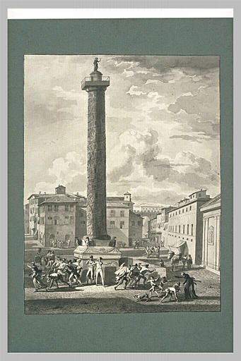 Deux commissaires français sont attaqués par la populace à Rome