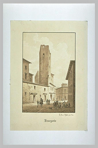 La tour d'Ugolin près de Pise