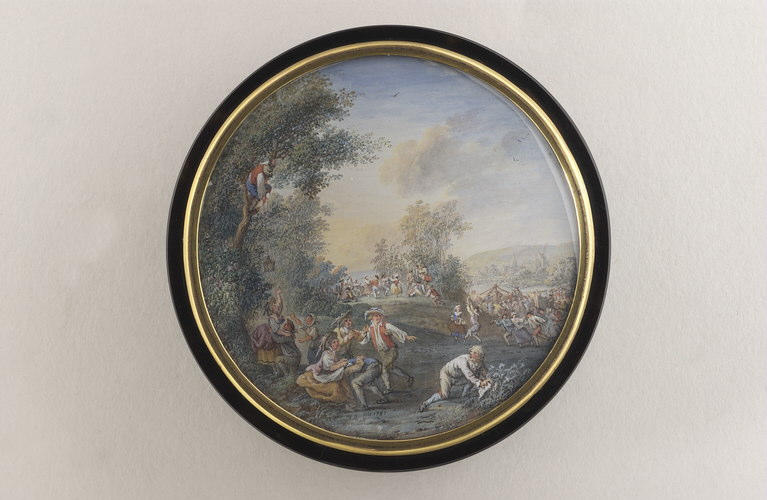 La main chaude, tabatière