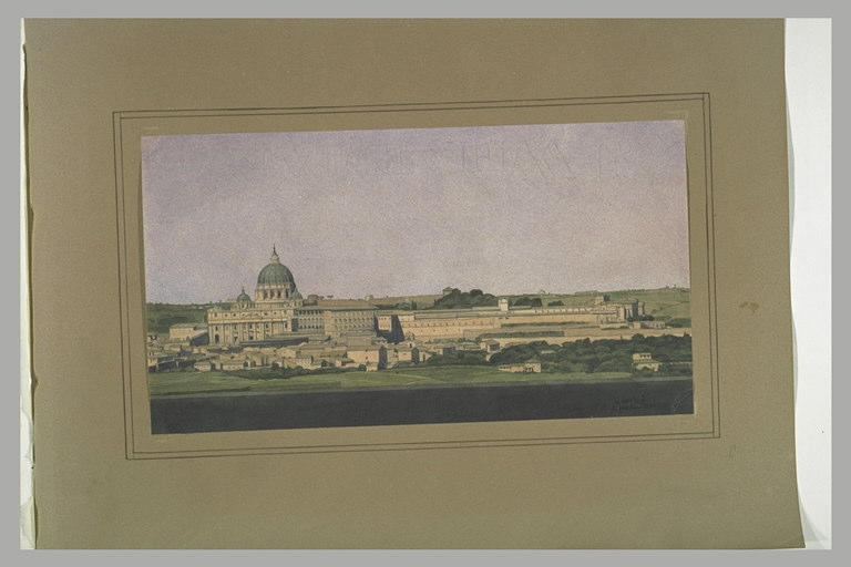 Vue du Vatican