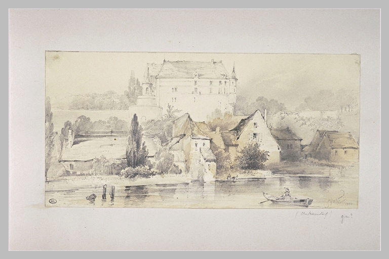 Châteauneuf vu de la rivière