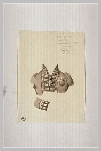 Etude du costume de Mr de Lobeau