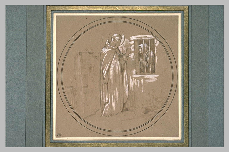 Saint Dominique consolant la recluse