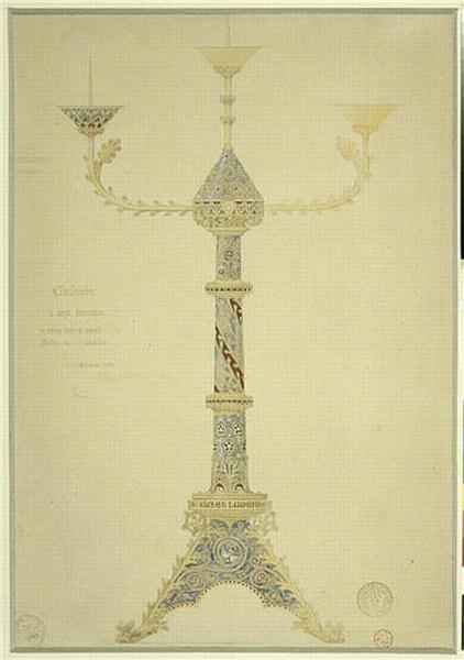 PROJET DE CANDELABRE A SEPT BRANCHES