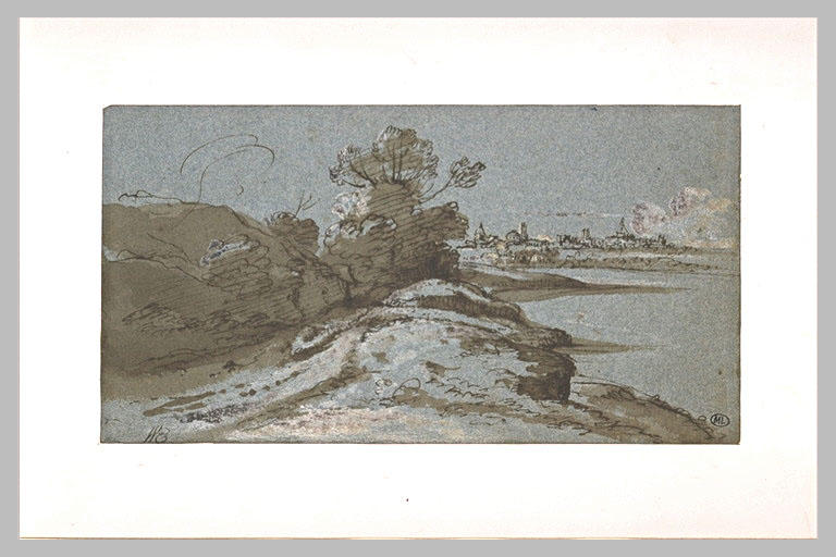 Rives du Tibre près de la Via Flaminia