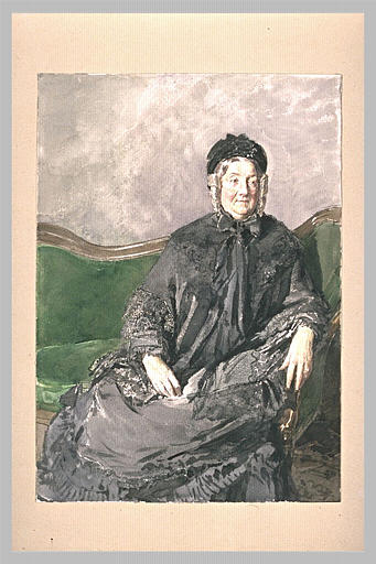 Portrait de Madame Albert Jacquemart, mère de l'artiste