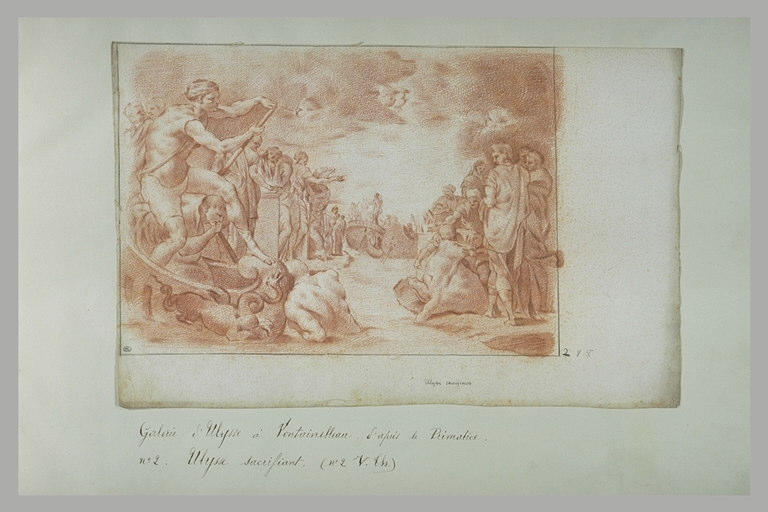 Ulysse sacrifiant aux dieux