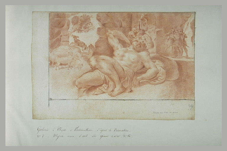 Ulysse aveuglant Polyphème