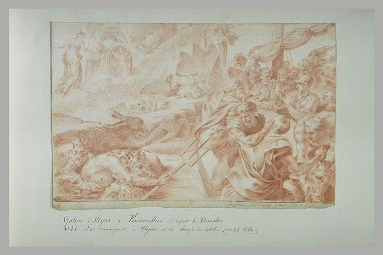 Les compagnons d'Ulysse volent les boeufs du Soleil