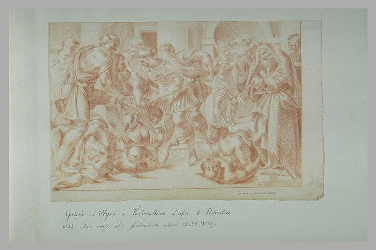 Les corps des prétendants sont enlevés pour être ensevelis