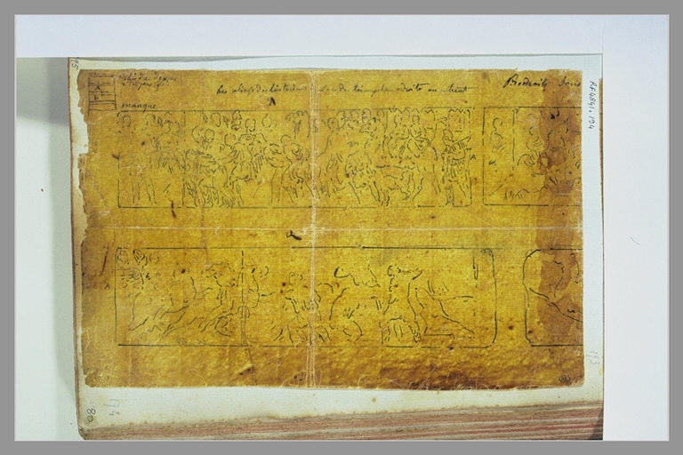 Bas-reliefs d'un arc de triomphe, à Athènes (?)