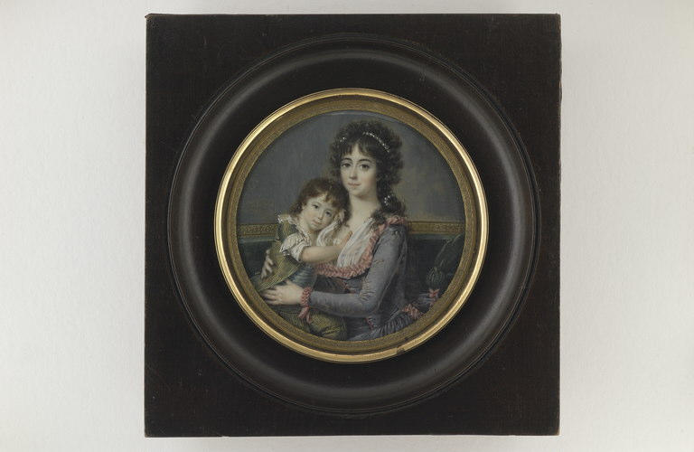 Madame Berryer et son fils Antoine (le futur orateur)