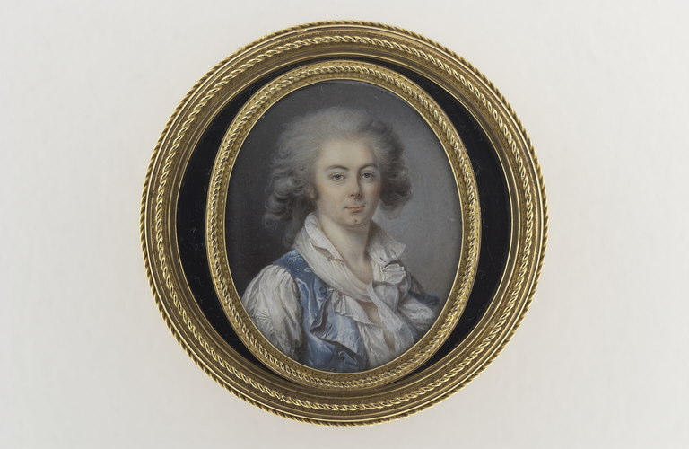 Portrait de jeune homme en buste de trois quarts