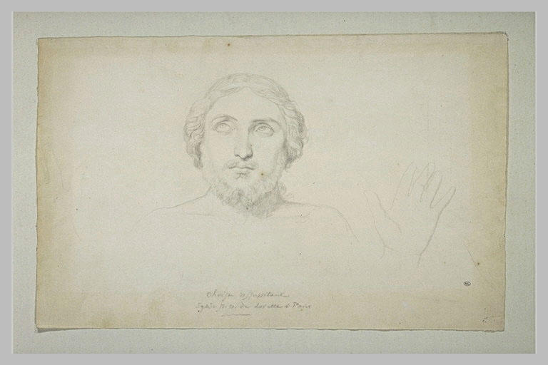 Etude (...) pour le Christ de la Résurrection de Notre-Dame-de-Lorette