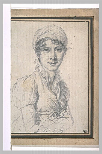 Portrait d'Adélaïde Binard, femme d'Alexandre Lenoir