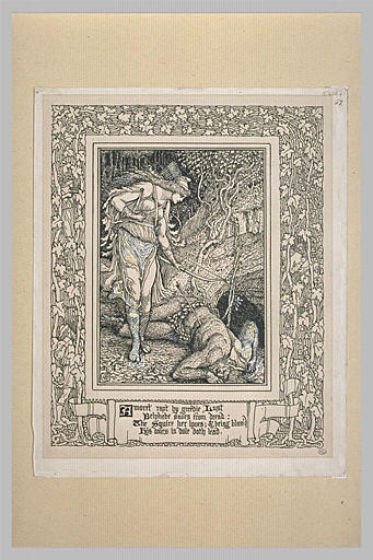 Illustration pour The Faerie Queene de Spenser