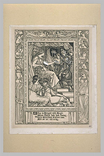 Illustration pour The Faerie Queene de Spenser