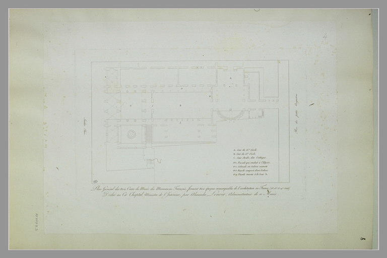 Plan du Musée des Monuments Français