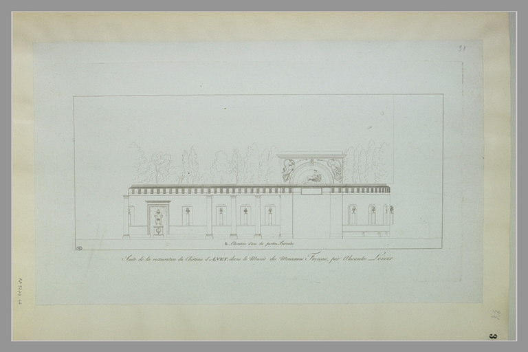 Projet : restauration du château d'Anet au Musée des Monuments Français