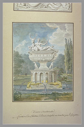 Fontaine du château d'Anet, de Jean Goujon, représentant Diane Chasseresse
