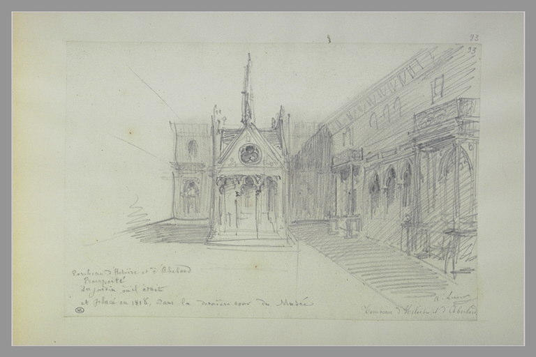 Tombeau d'Héloïse et Abélard