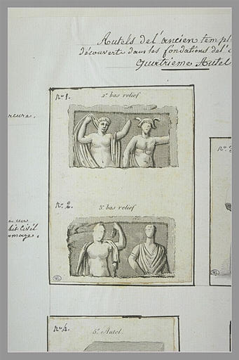 Bas-reliefs et sculptures