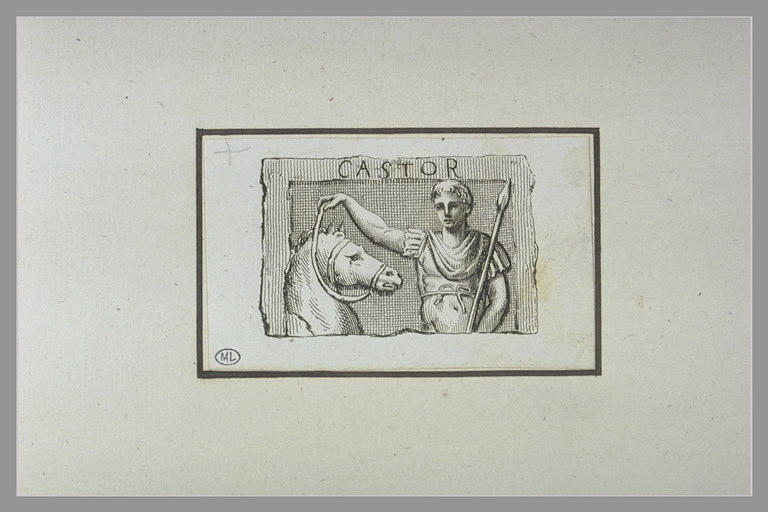 Bas-relief avec Castor