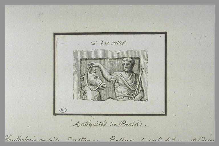 Bas-relief avec Pollux