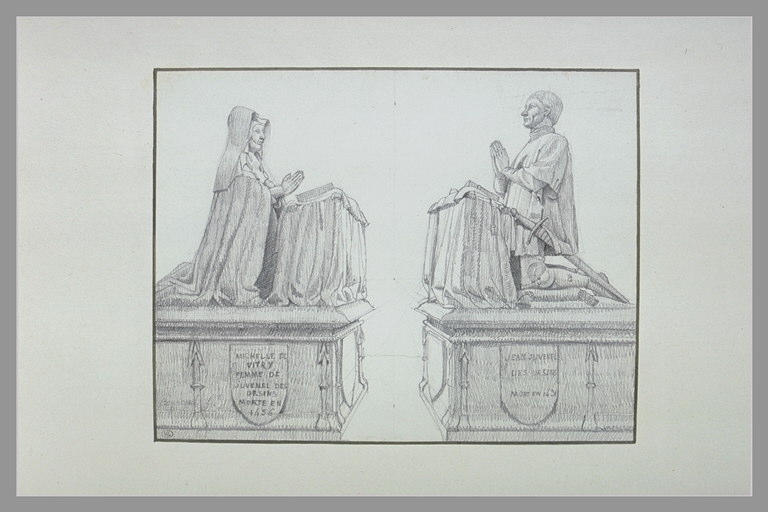 Tombeaux de Michelle de Vitry et de Jean Juvenel des Ursins