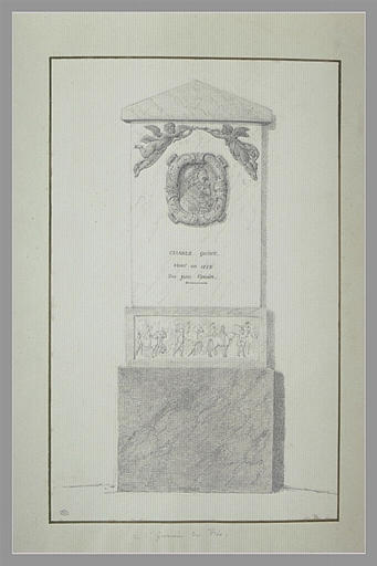 Stèle élevée à Charles Quint par Jean Cousin