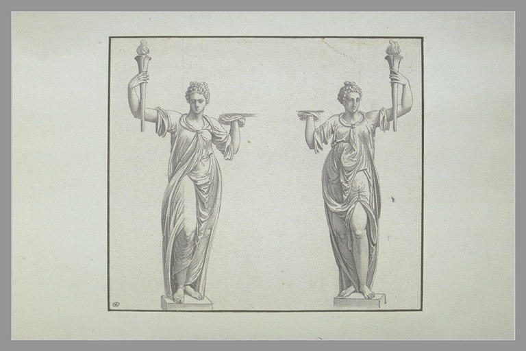 Deux sculptures de Germain Pilon