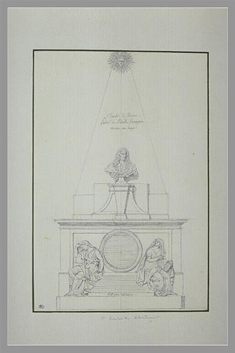 Tombeau de Charles Le Brun par Antoine Coysevox