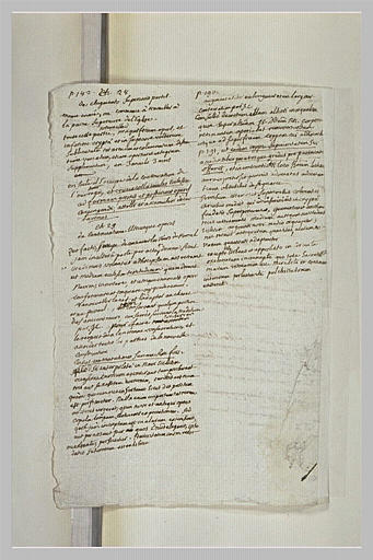 Note manuscrite